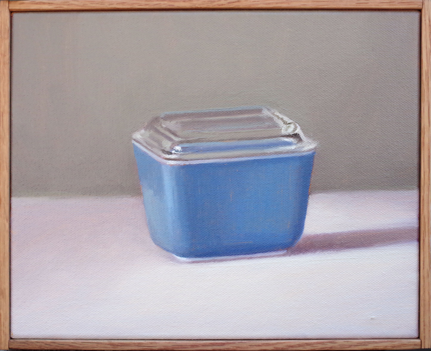 Pyrex Still Life Painting - Oil on canvas | Pyrex Blue