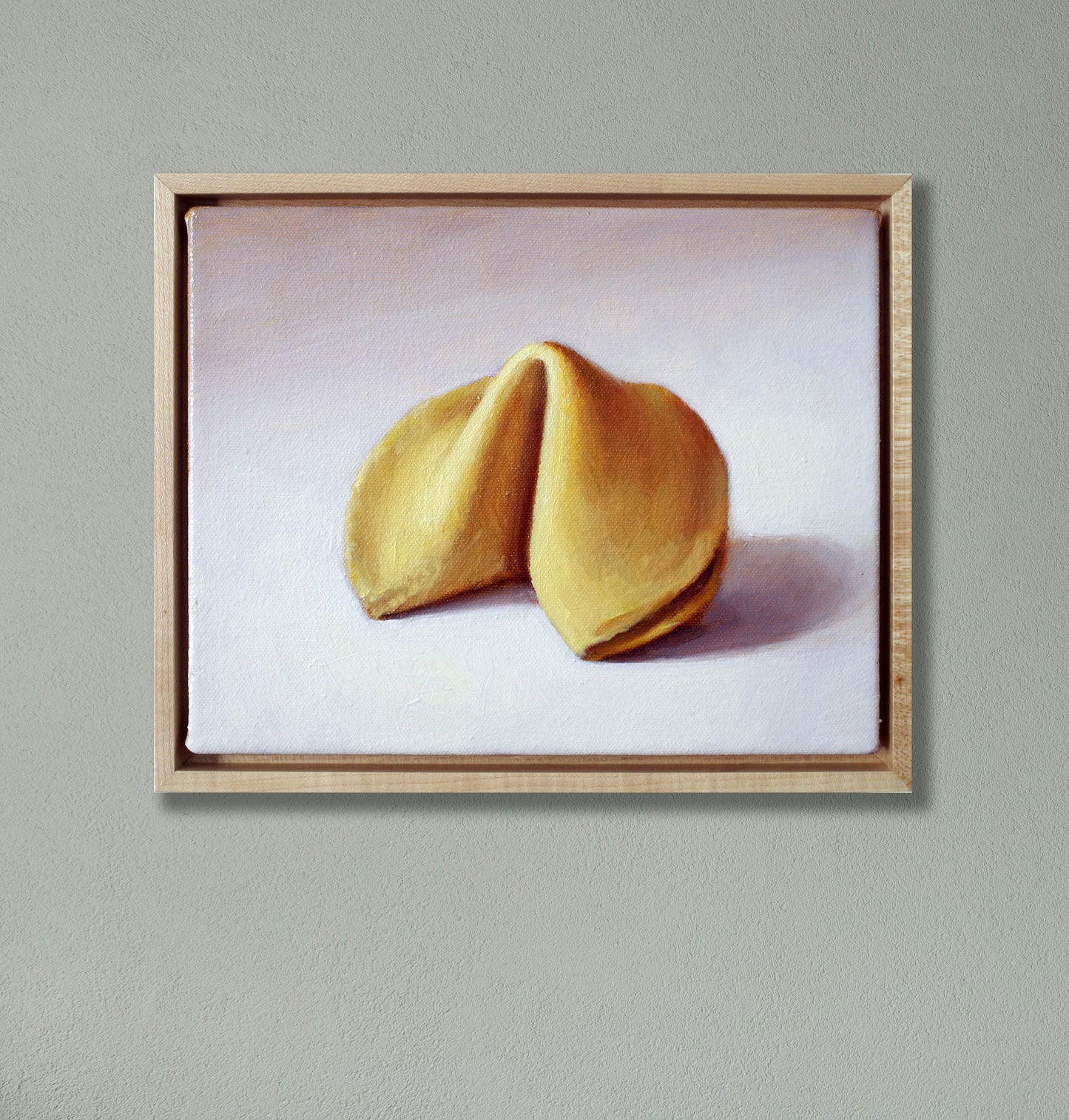 Fortune Cookie Still Life 8x10 Oil on Canvas | Gallery Frame