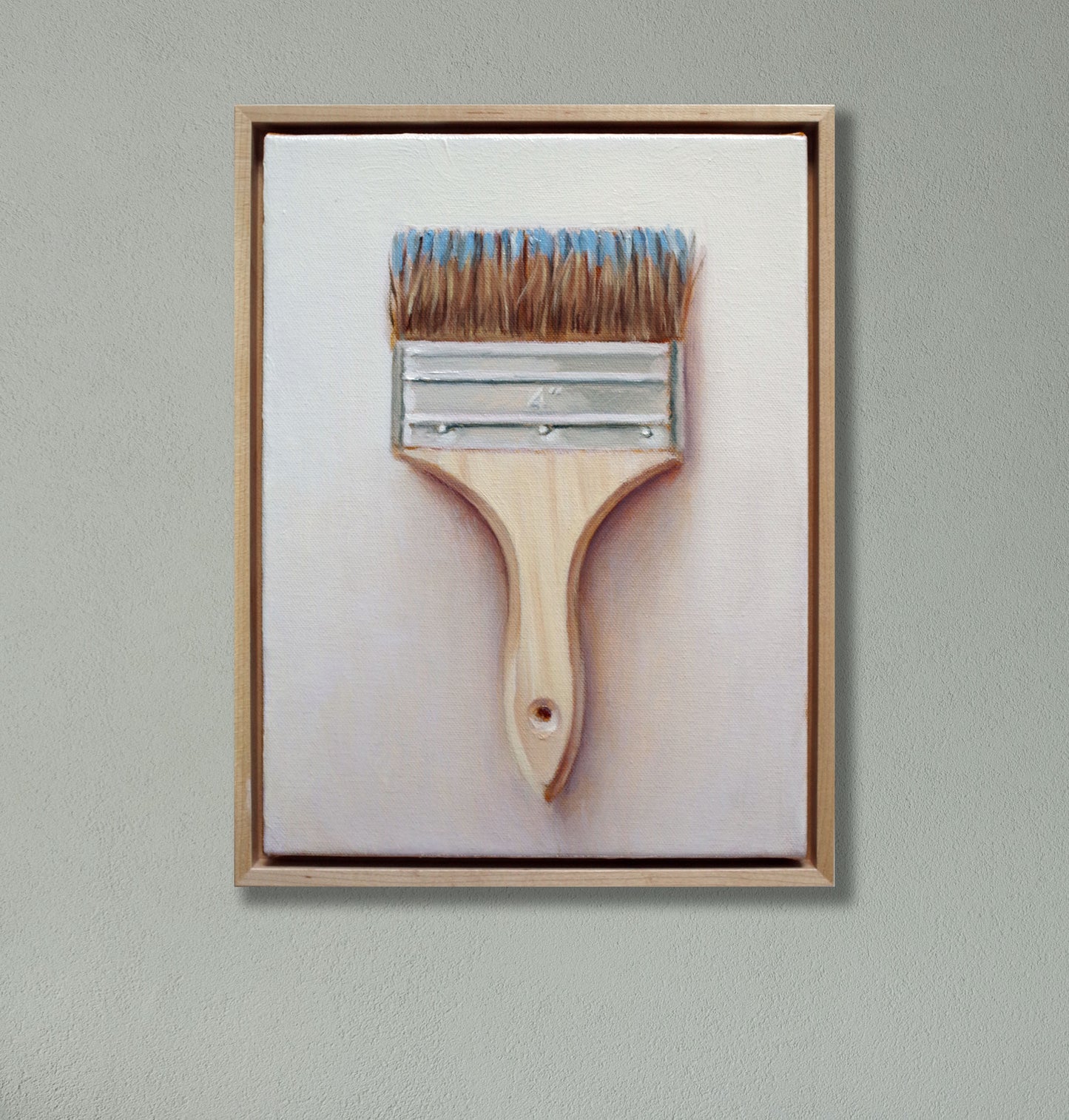 Paint Brush Oil Painting – Original Framed Still Life 9x12