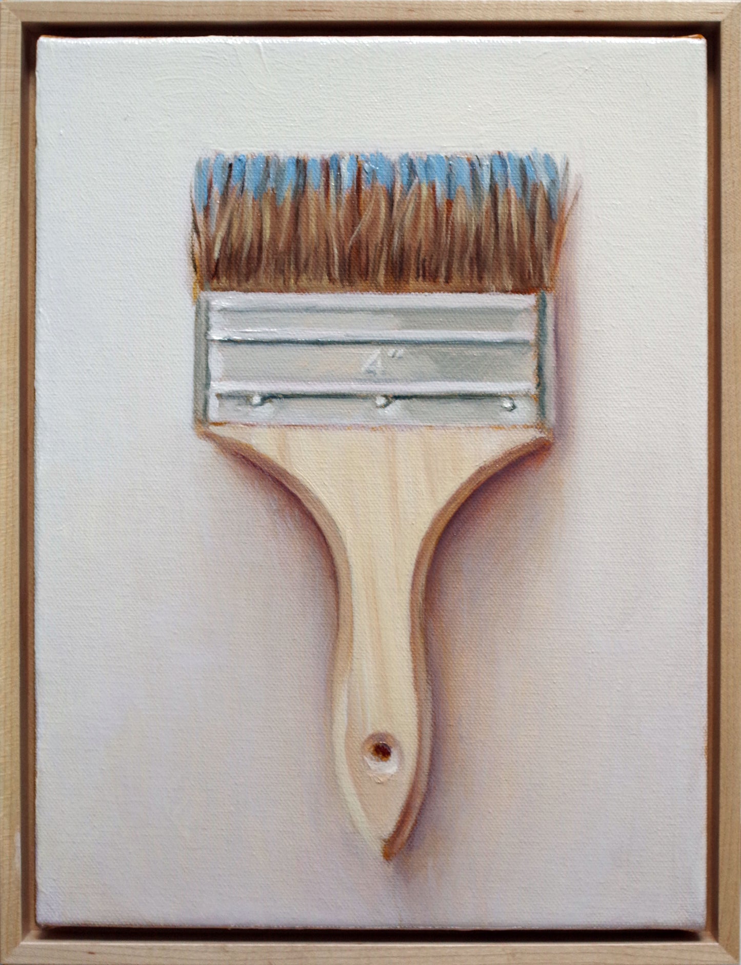 Paint Brush Oil Painting – Original Framed Still Life 9x12