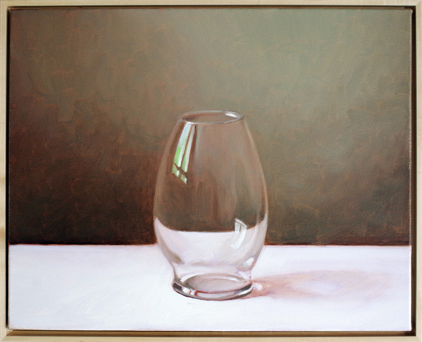 Vase Still Life Painting 16x20 | Oil on Canvas, Framed