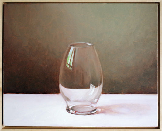 Vase Still Life Painting 16x20 | Oil on Canvas, Framed