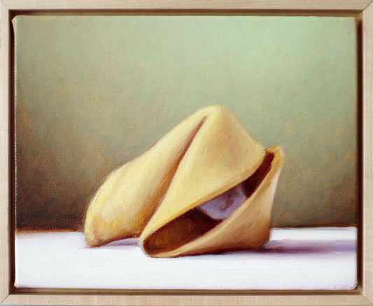 Fortune Cookie No. 6 – Original Framed Oil Painting 8x10