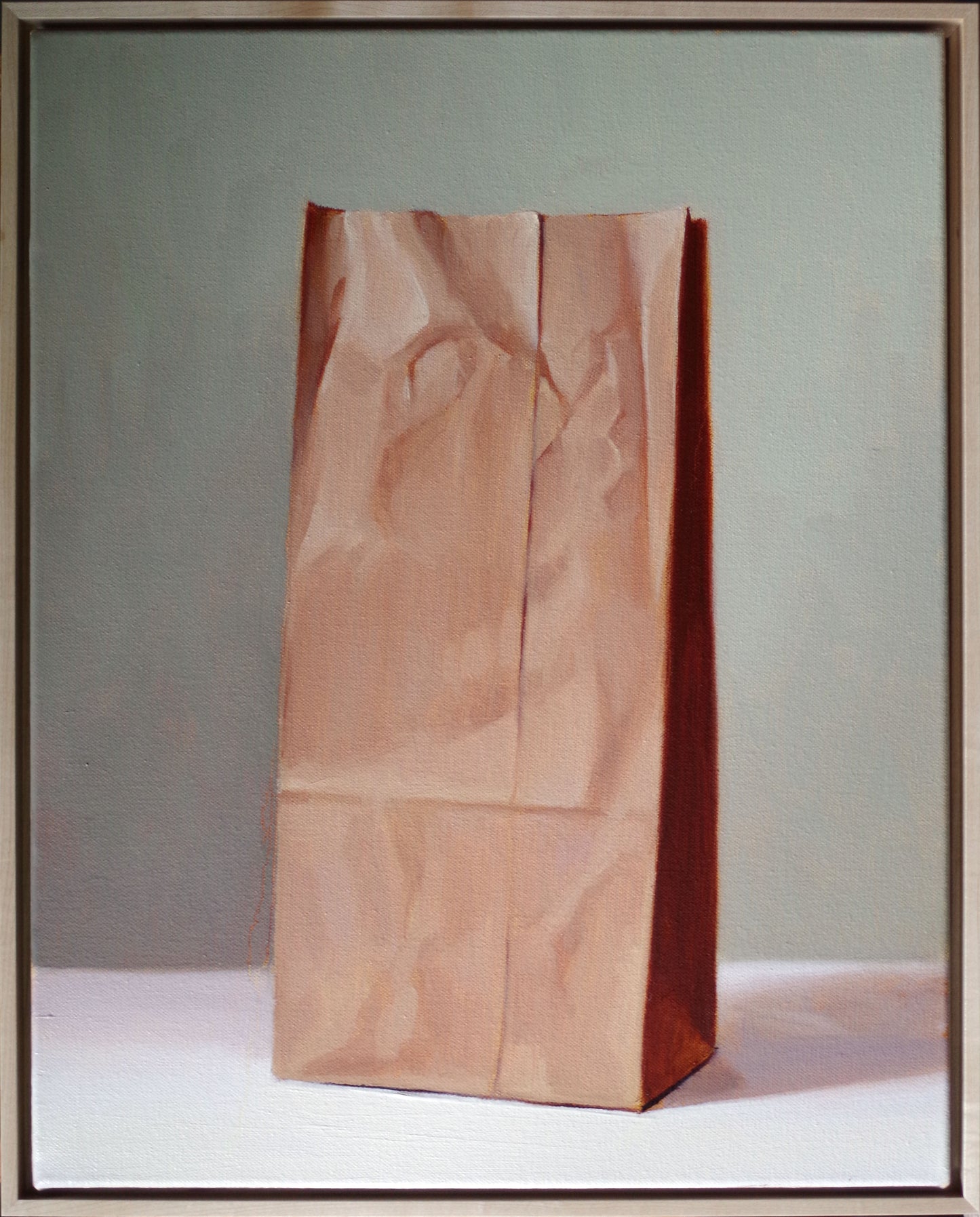 Still Life Painting 16x20 Oil on Canvas | Paper Bag Painting