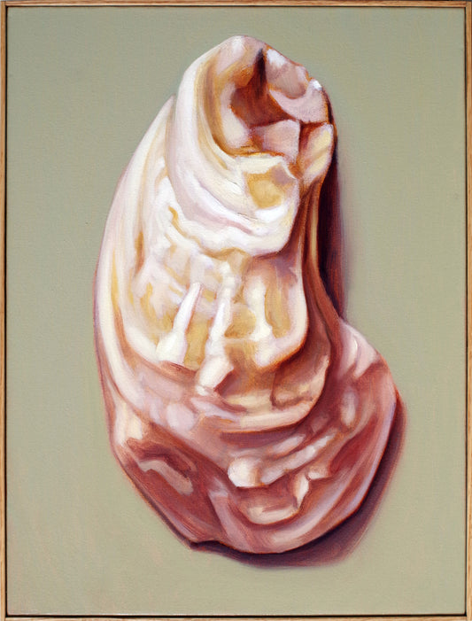 Framed Seashell Painting - 18x24 Oil on Canvas