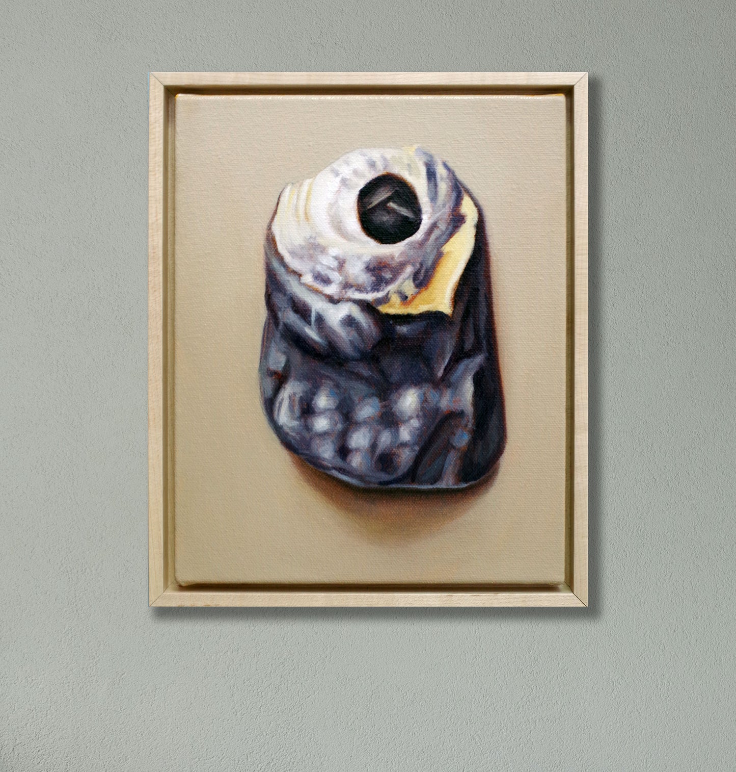 Shell No. 64 – Original Framed Oil Painting 8x10