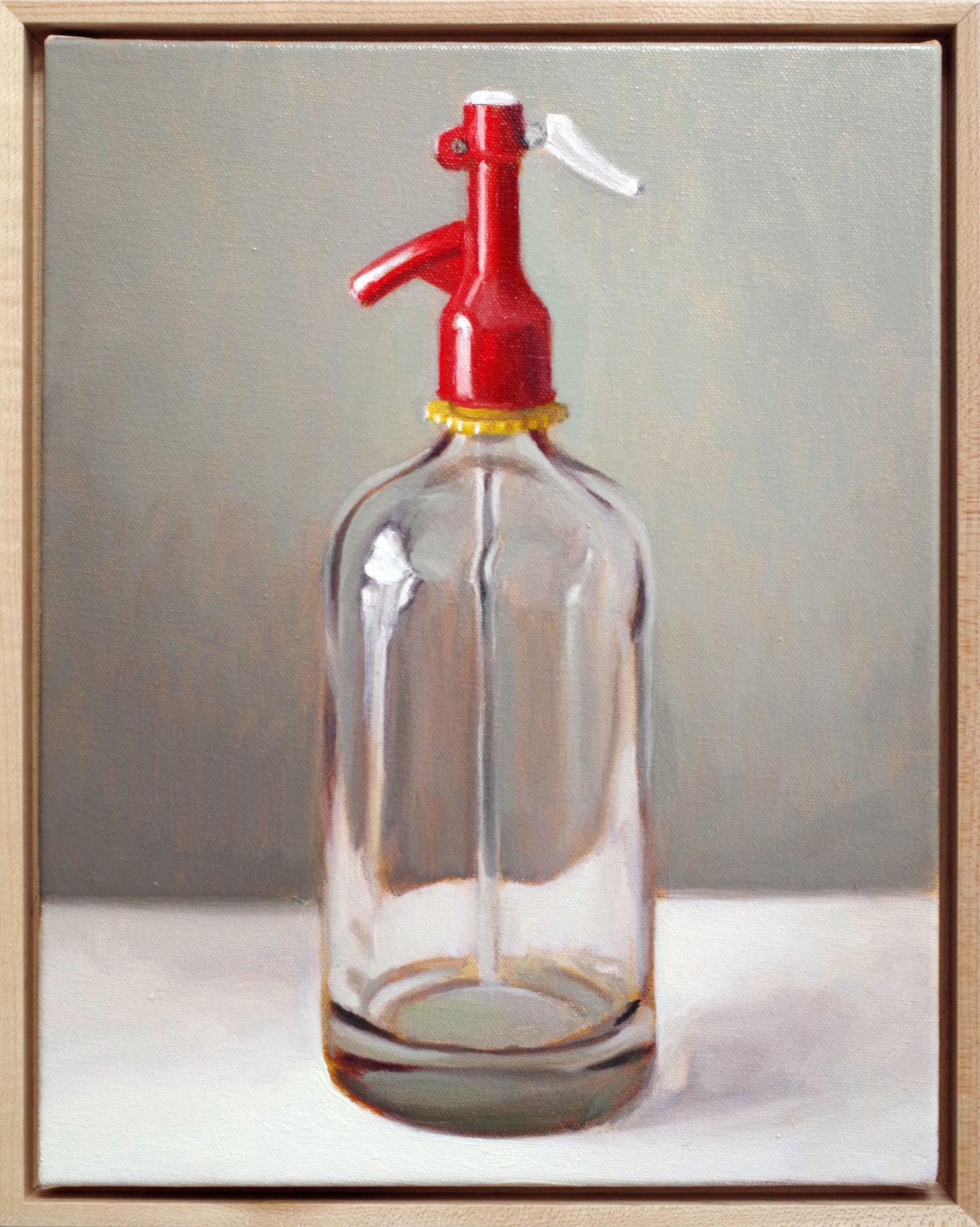 Still Life Painting 11x14 Oil on Canvas | Soda Water Bottle